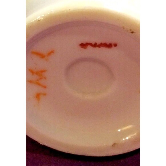 Vintage Dragonware Lusterware Vase 5 inch Blue eyed Dragon - Picture 3 of 5